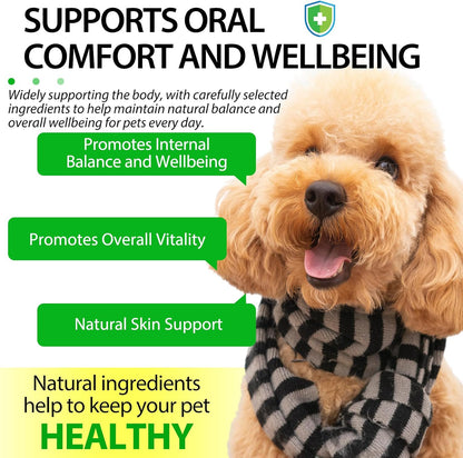 Dog Antibiotics, for Infections, Cough, & Teeth Moments, Pet Health Supplement Multivitamin Supports Allergy and Itch Relief, Herbal Supplement Is Excellent for All Breeds and Ages, 2 Oz